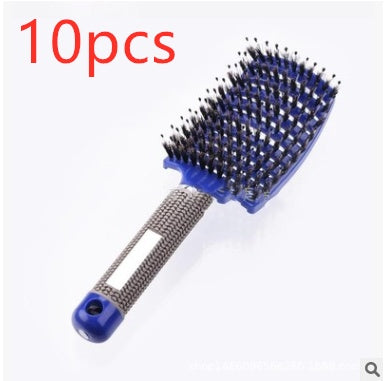 Hairbrush Anti Kit Brushy Women Detangler Hair Brush Bristle Nylon Scalp Massage Teaser Hair Brush Comb Hairbrush Anti Kit Brushy Women Detangler Hair Brush Bristle Nylon Scalp Massage Teaser Hair Brush Comb